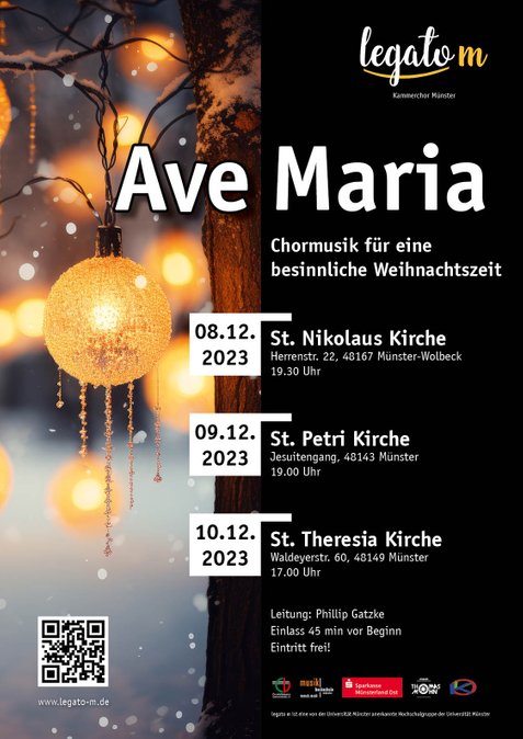 Konzertplakat "Ave Maria"